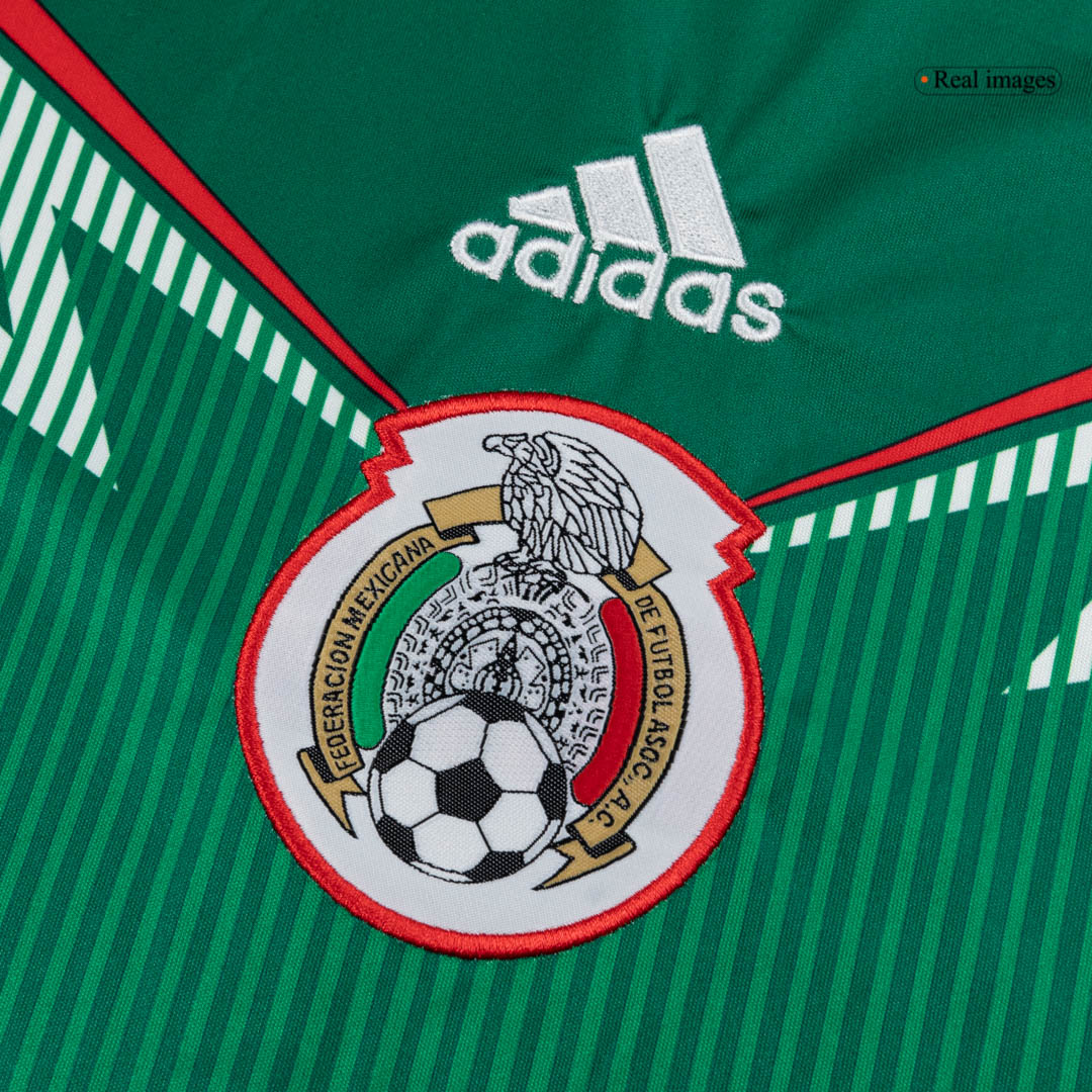 Retro Men's Mexico 2014 Home Soccer Jersey product view 5