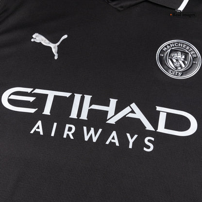 Men's Manchester City 2025/26 Away Long Sleeve Soccer Jersey product view 4