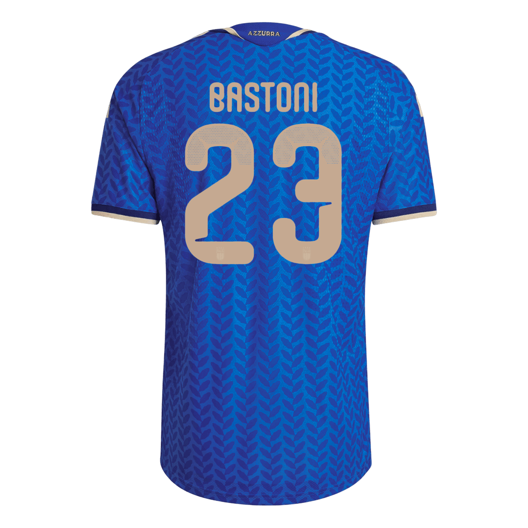 BASTONI #23 Men's Italy World Cup 2026 Player Version Home Soccer Jersey - Slim Fit product view 9