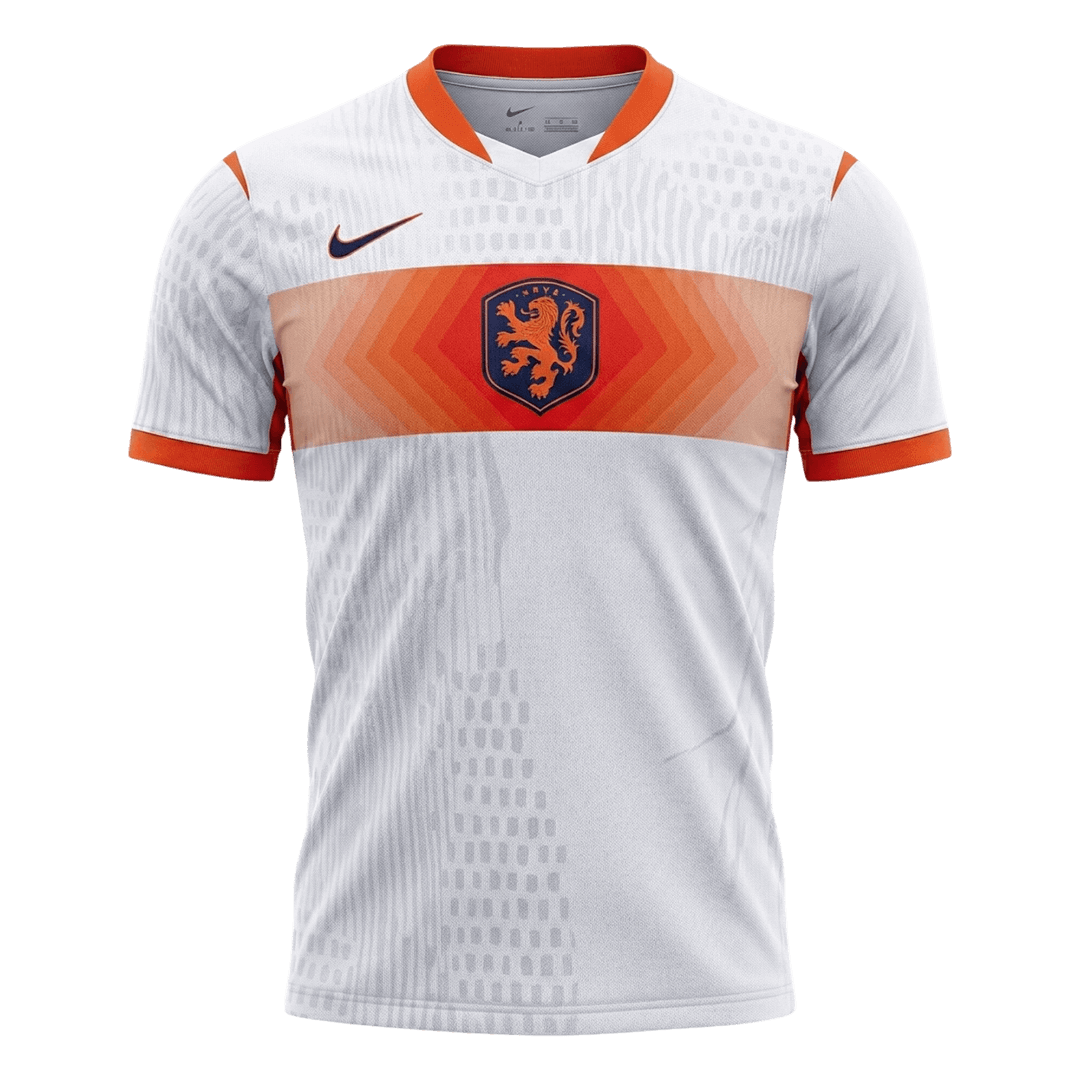 Men's Netherlands World Cup 2026 Player Version Away Soccer Jersey - Slim Fit product view 1