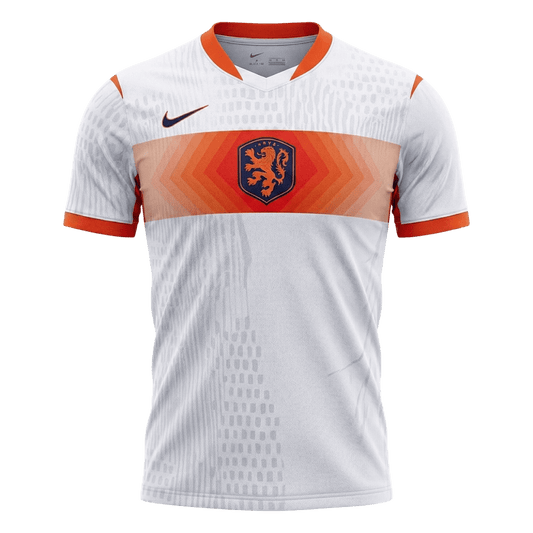 Men's Netherlands World Cup 2026 Player Version Away Soccer Jersey - Slim Fit product view 1
