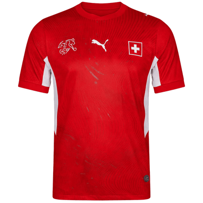 Men's Switzerland World Cup 2026 Player Version Home Soccer Jersey - Slim Fit product view 1