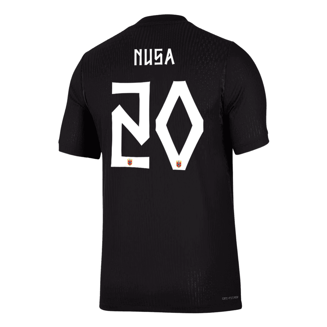 NUSA #20 Men's Norway World Cup 2026 Player Version Away Soccer Jersey - Slim Fit product view 3