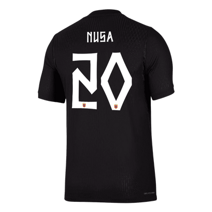 NUSA #20 Men's Norway World Cup 2026 Player Version Away Soccer Jersey - Slim Fit product view 3