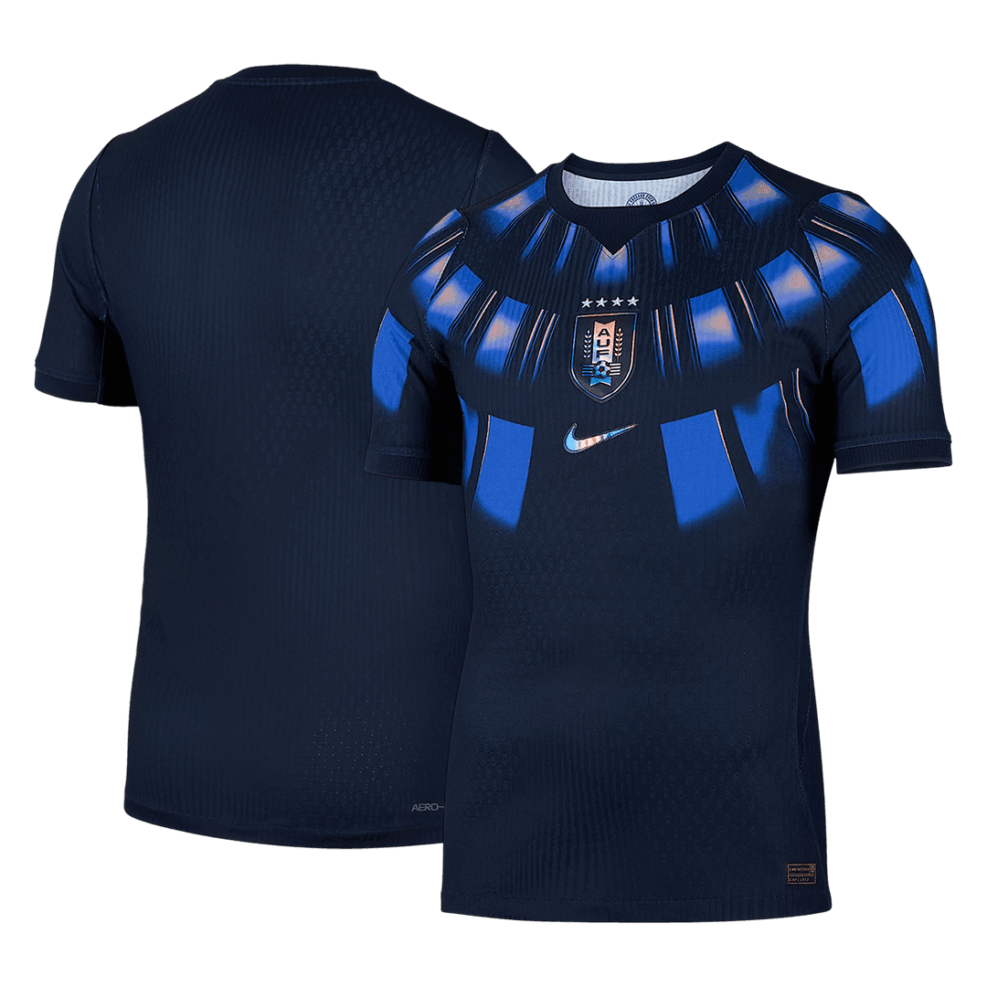 Men's Uruguay World Cup 2026 Player Version Away Soccer Jersey - Slim Fit product view 2
