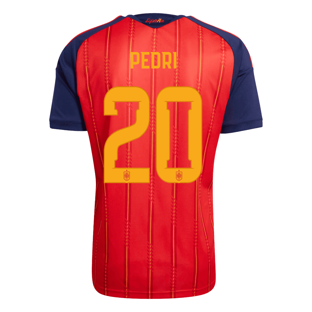 PEDRI #20 Men's Spain World Cup 2026 Champion Edition Home Soccer Jersey product view 7