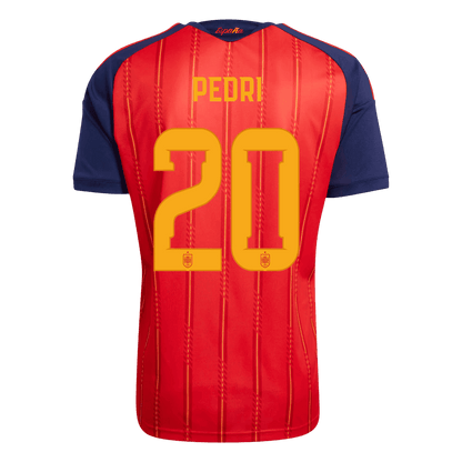 PEDRI #20 Men's Spain World Cup 2026 Champion Edition Home Soccer Jersey product view 7