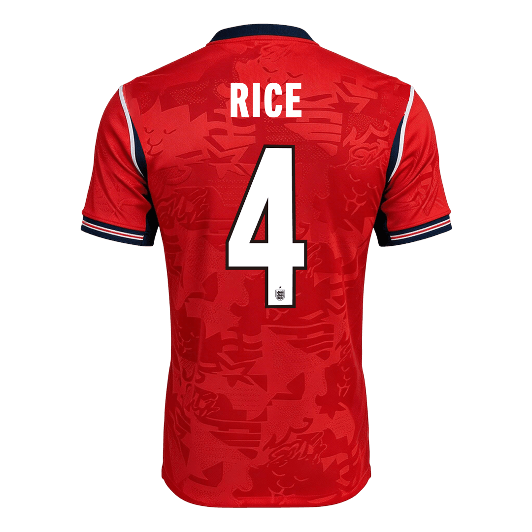 RICE #4 Men's England World Cup 2026 Away Soccer Jersey product view 8