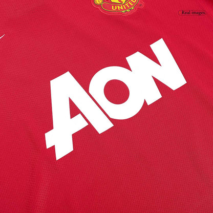 Retro Men's Manchester United 2011/12 Home Soccer Jersey product view 4
