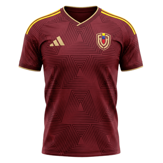 Men's Venezuela World Cup 2026 Player Version Home Soccer Jersey - Slim Fit product view 1