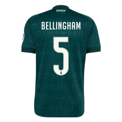 BELLINGHAM #5 Men's Real Madrid 2026/27 Away Soccer Jersey product view 3