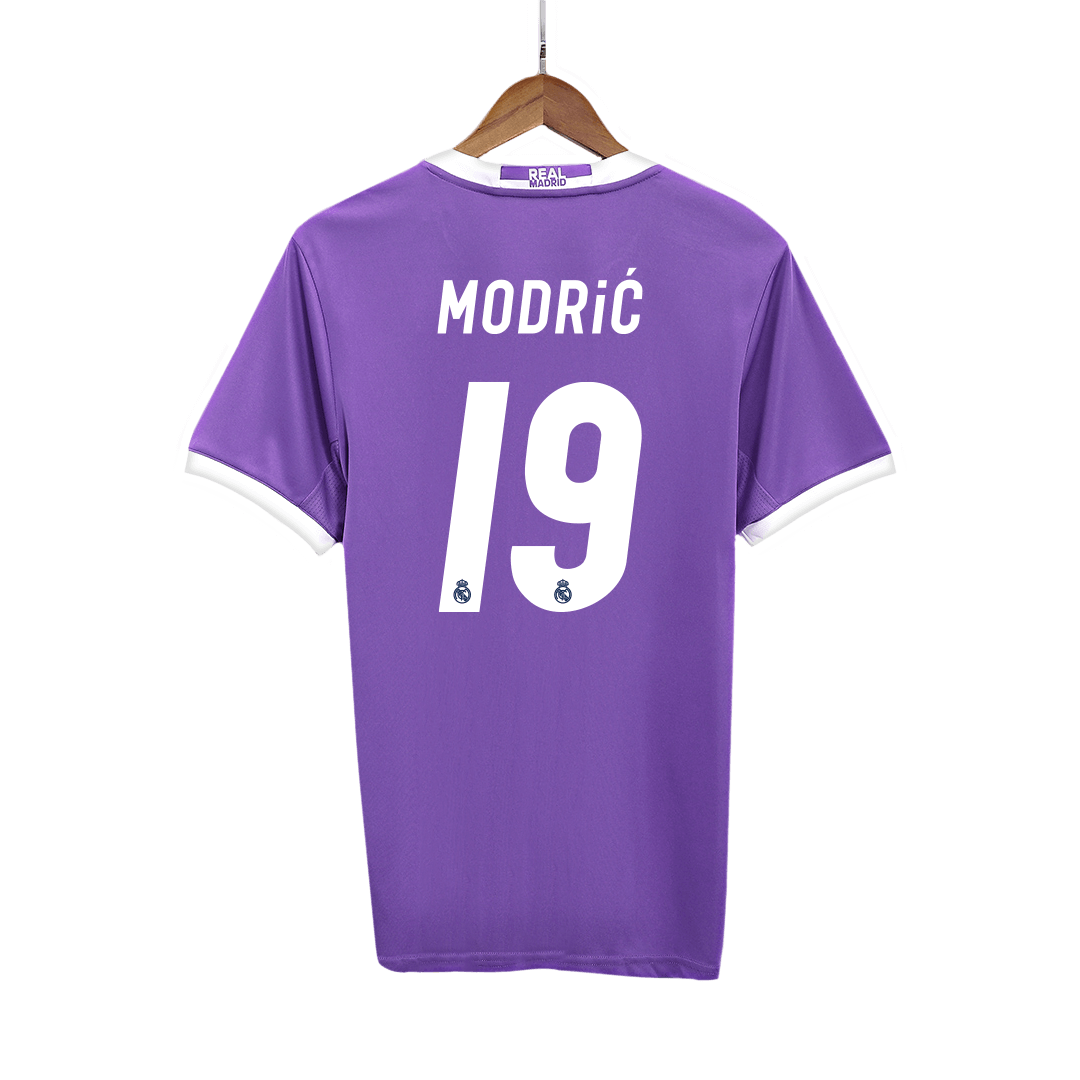 Retro MODRIĆ #19 Men's Real Madrid 2016/17 Away Soccer Jersey product view 1