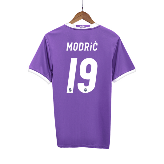 Retro MODRIĆ #19 Men's Real Madrid 2016/17 Away Soccer Jersey product view 1