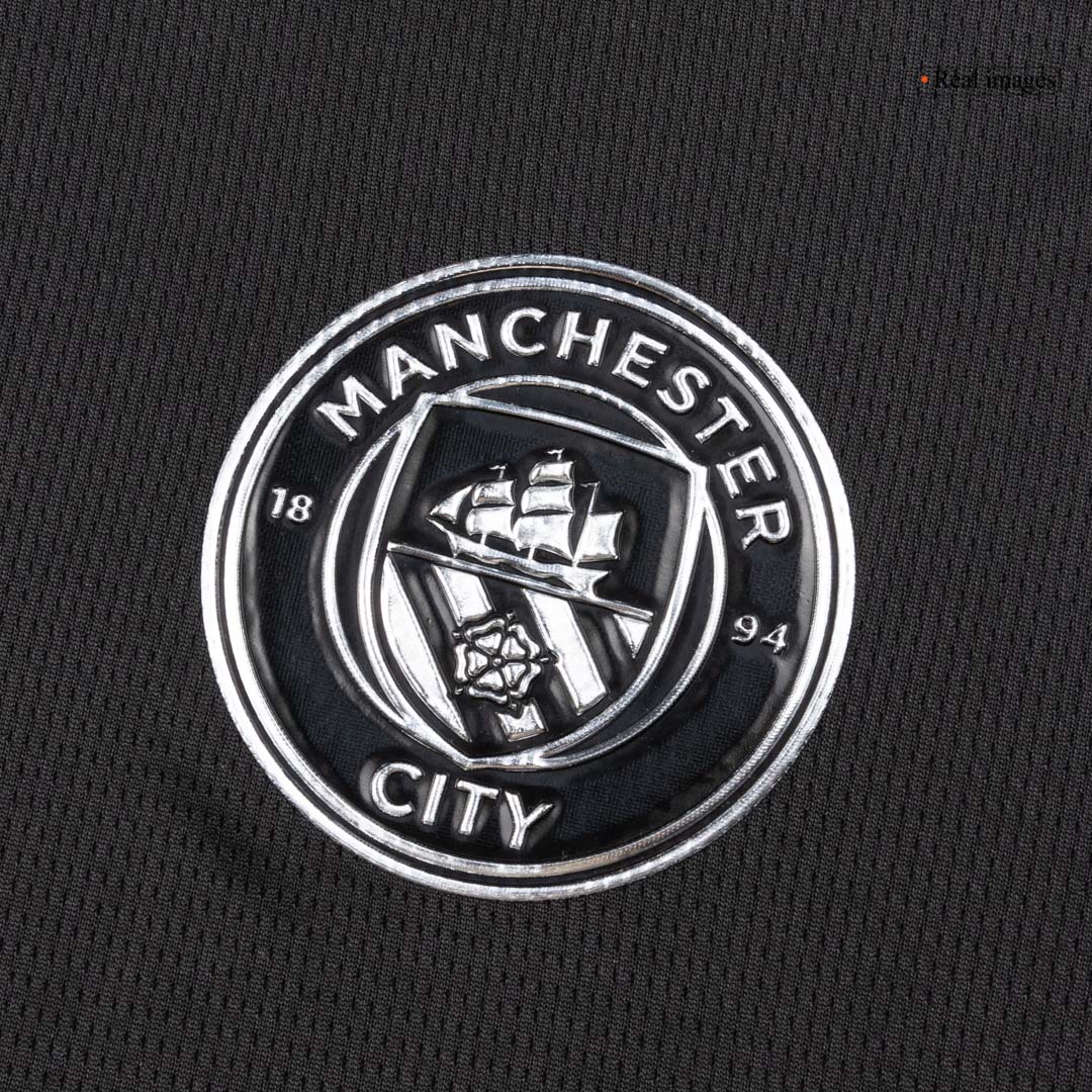 Men's Manchester City 2025/26 Away Long Sleeve Soccer Jersey product view 6