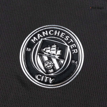 Men's Manchester City 2025/26 Away Long Sleeve Soccer Jersey product view 6