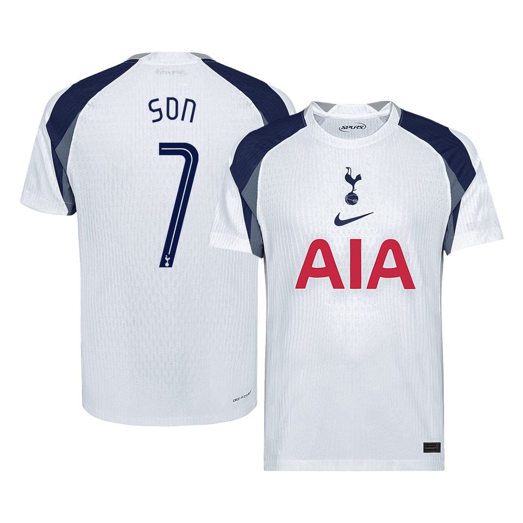 SON #7 Men's Tottenham Hotspur UCL 2025/26 Player Version Home Soccer Jersey - Slim Fit product view 1