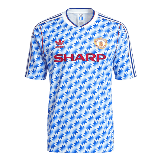 Retro Men's Manchester United 1990/92 Away Soccer Jersey product view 1