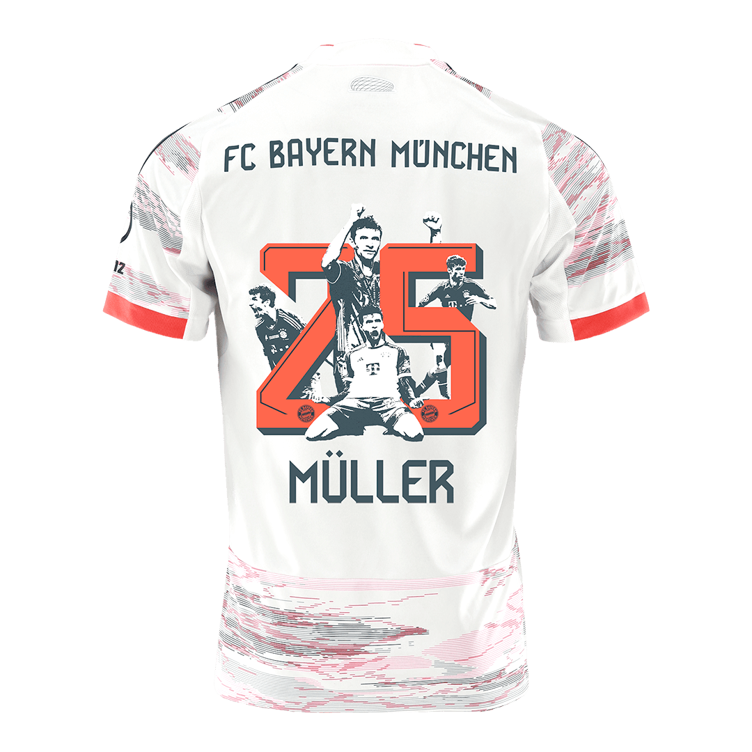 MÜLLER Special #25 Men's Bayern Munich 2025/26 Away Soccer Jersey product view 12