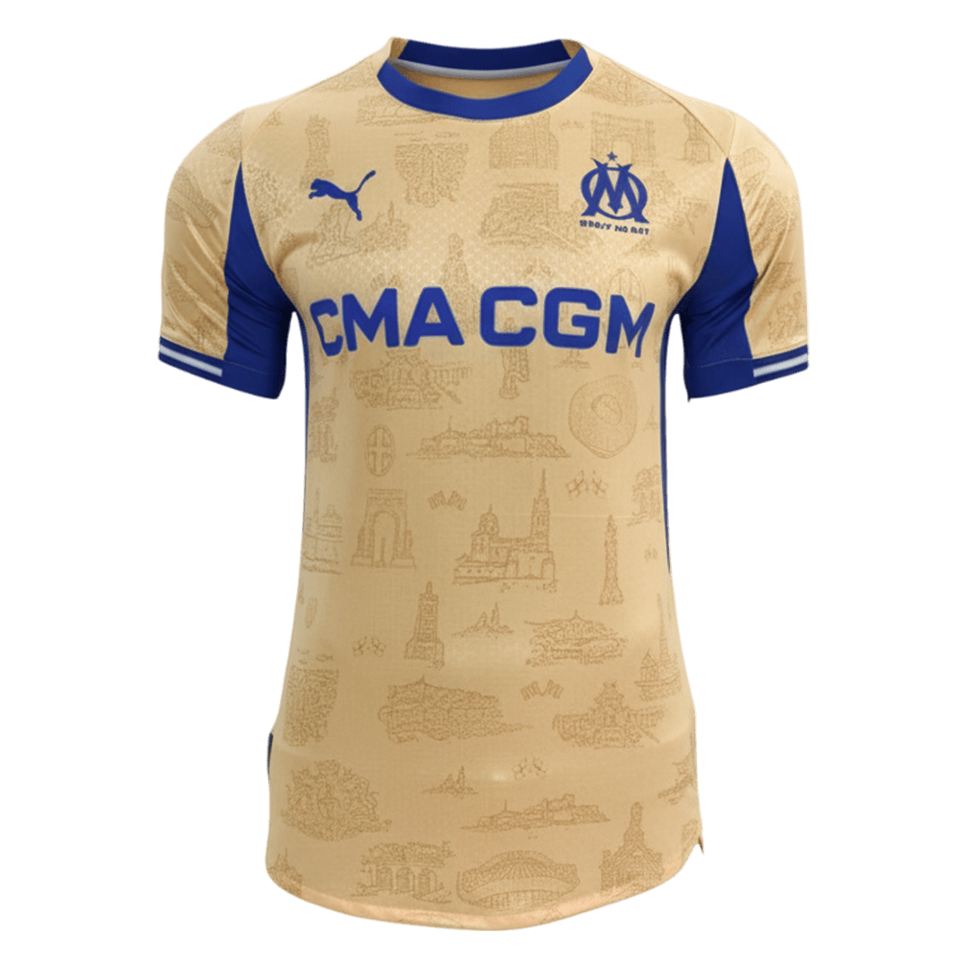 Men's Marseille 2025/26 Player Version Fourth Away Soccer Jersey - Slim Fit product view 1