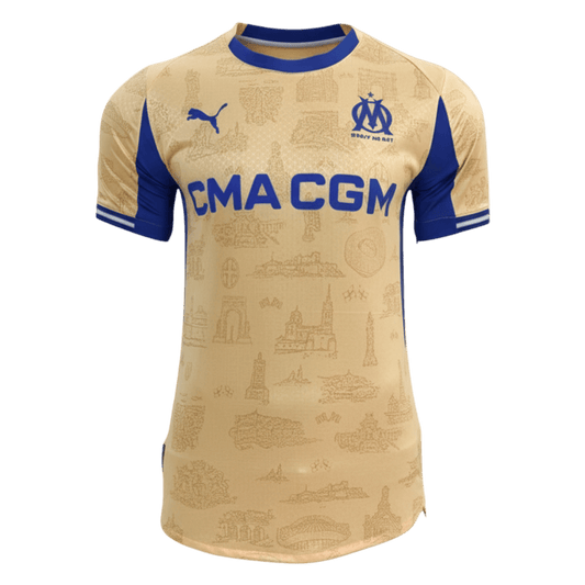 Men's Marseille 2025/26 Player Version Fourth Away Soccer Jersey - Slim Fit product view 1