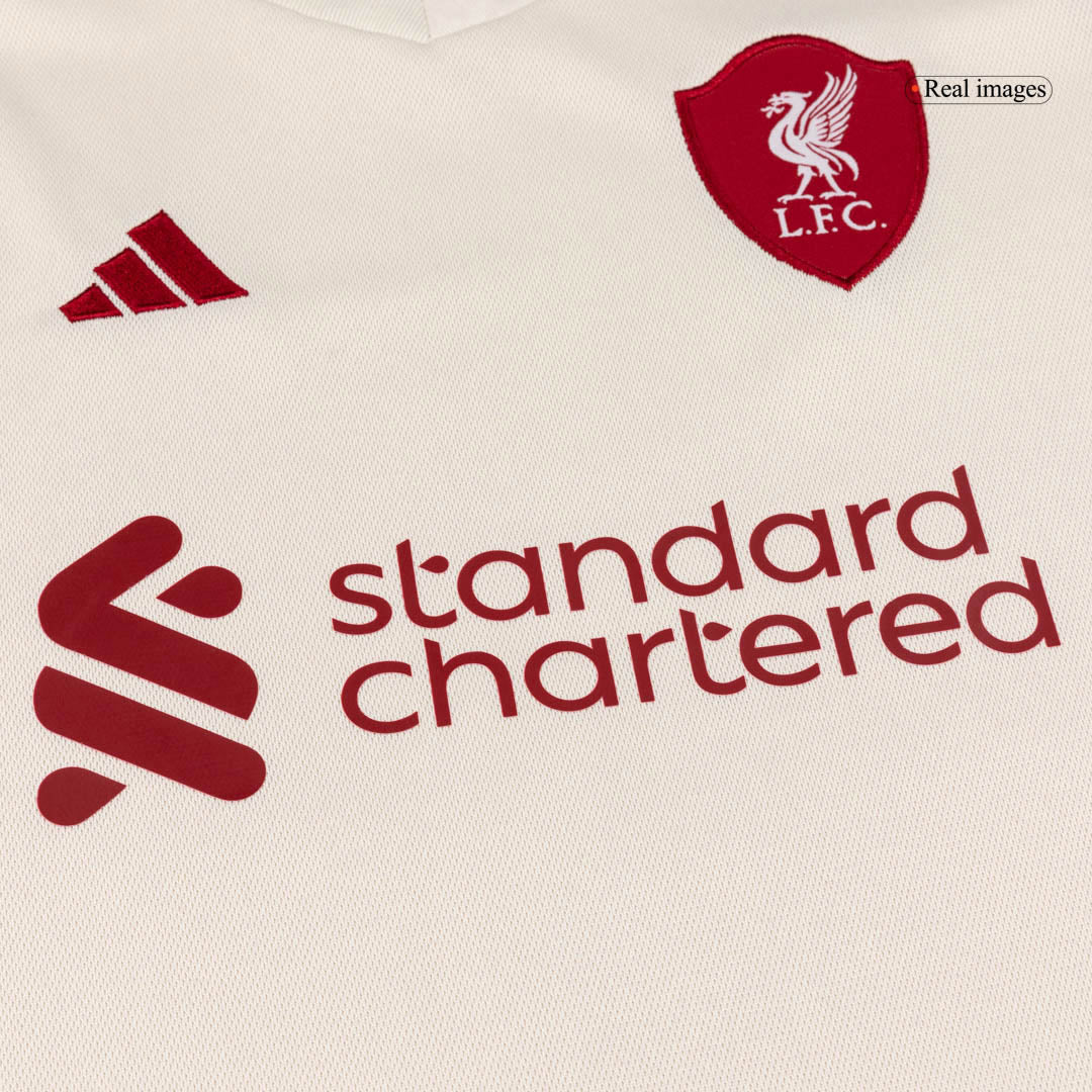 Kid's Liverpool 2025/26 Away Soccer Jersey Full Kit