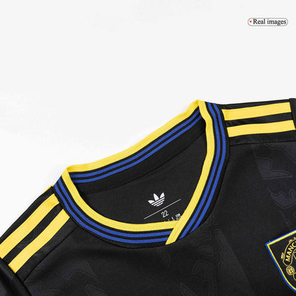 Kid's Manchester United 2025/26 Third Away Soccer Jersey Full Kit