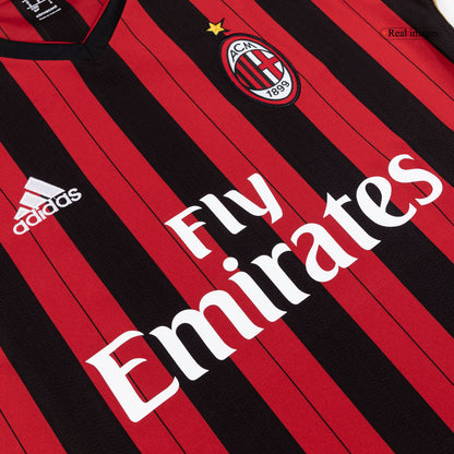 Retro Men's AC Milan 2013/14 Home Soccer Jersey product view 4
