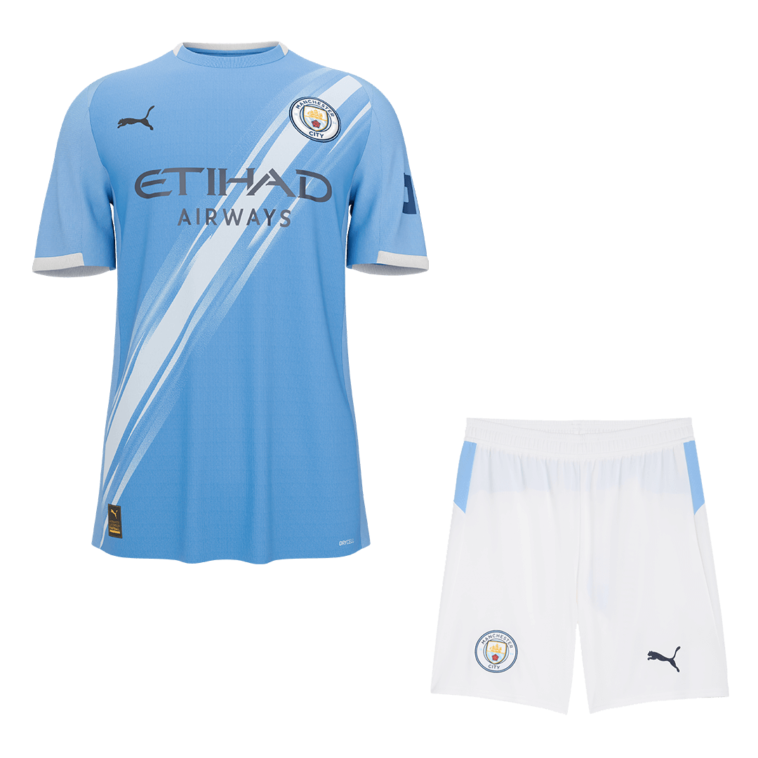 Men's Manchester City 2025/26 Home Soccer Jersey Kit [PREMIUM]