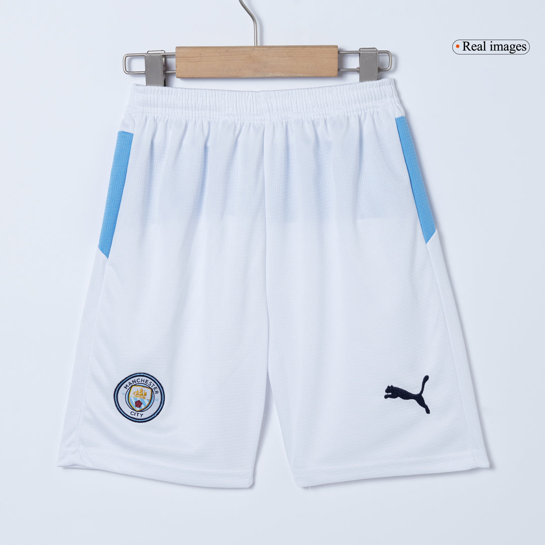 Kid's Manchester City 2025/26 Home Soccer Jersey Kit