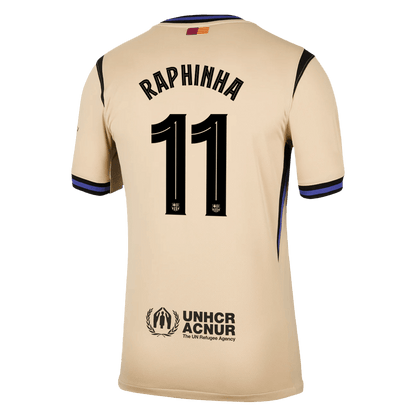 RAPHINHA #11 Men's Barcelona UCL 2025/26 Away Soccer Jersey product view 13