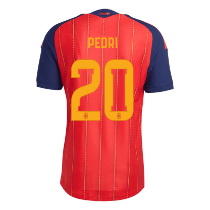 PEDRI #20 Men's Spain World Cup 2026 Player Version Champion Edition Home Soccer Jersey product view 3