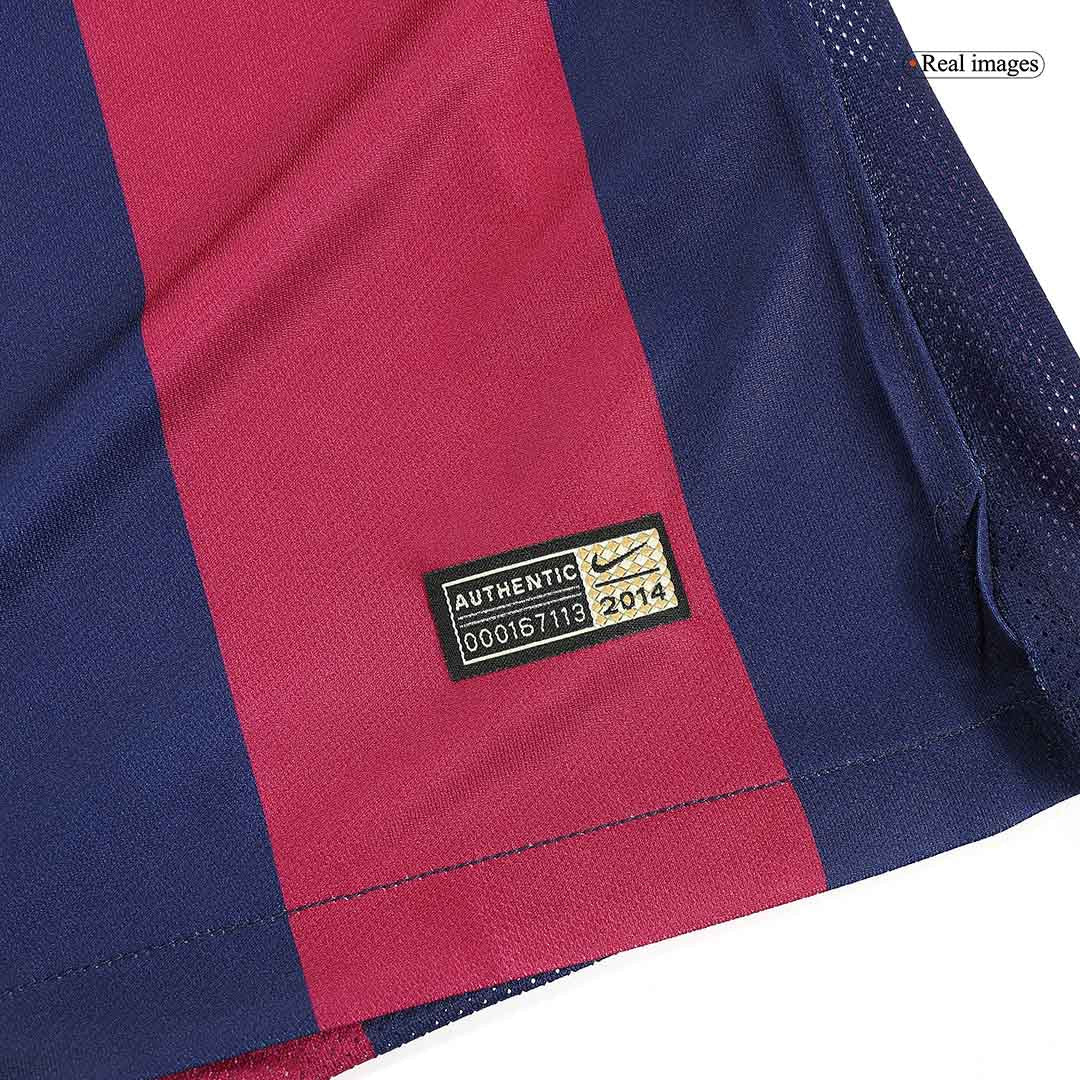 Retro SUÁREZ #9 Men's Barcelona 2014/15 Home Soccer Jersey product view 2