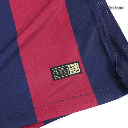Retro SUÁREZ #9 Men's Barcelona 2014/15 Home Soccer Jersey product view 2