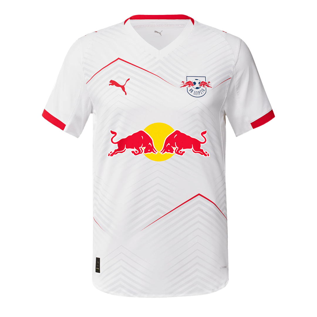 Men's RB Leipzig 2025/26 Player Version Home Soccer Jersey - Slim Fit product view 1