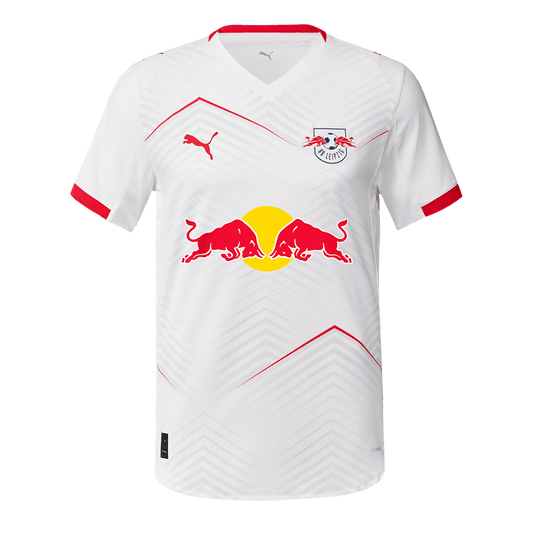 Men's RB Leipzig 2025/26 Player Version Home Soccer Jersey - Slim Fit product view 1