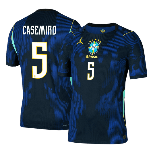 CASEMIRO #5 Men's Brazil World Cup 2026 Player Version Away Soccer Jersey - Slim Fit product view 1