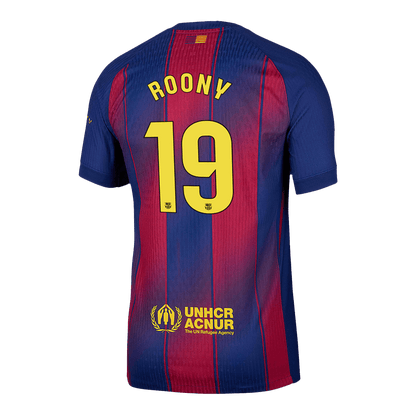 ROONY #19 Men's Barcelona 2025/26 Player Version Home Soccer Jersey - Slim Fit product view 13