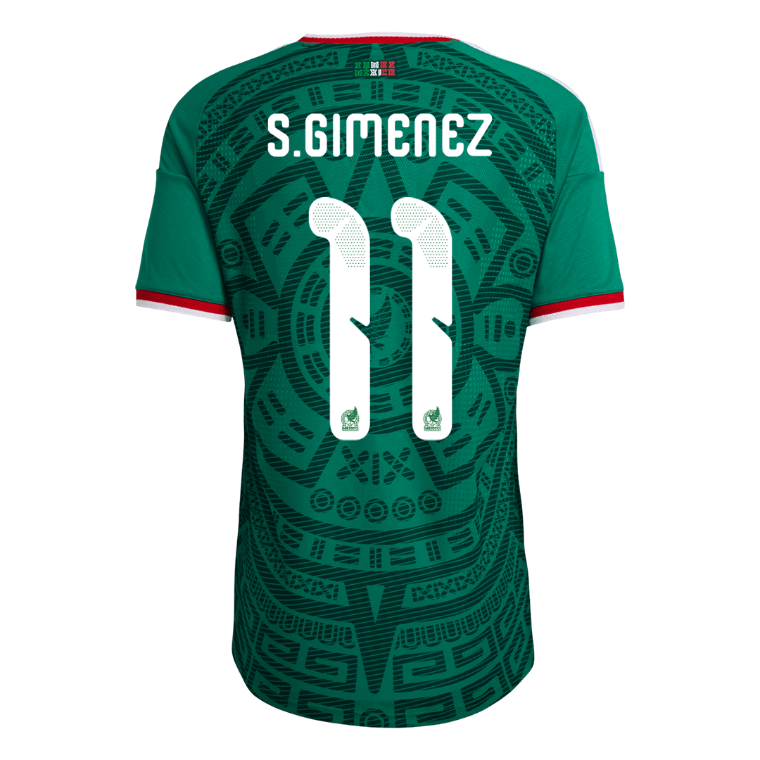 S.GIMENEZ #11 Men's Mexico World Cup 2026 Player Version Home Soccer Jersey - Slim Fit product view 9