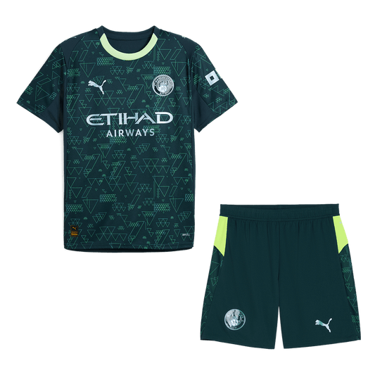 Men's Manchester City 2025/26 Fourth Away Soccer Jersey Kit
