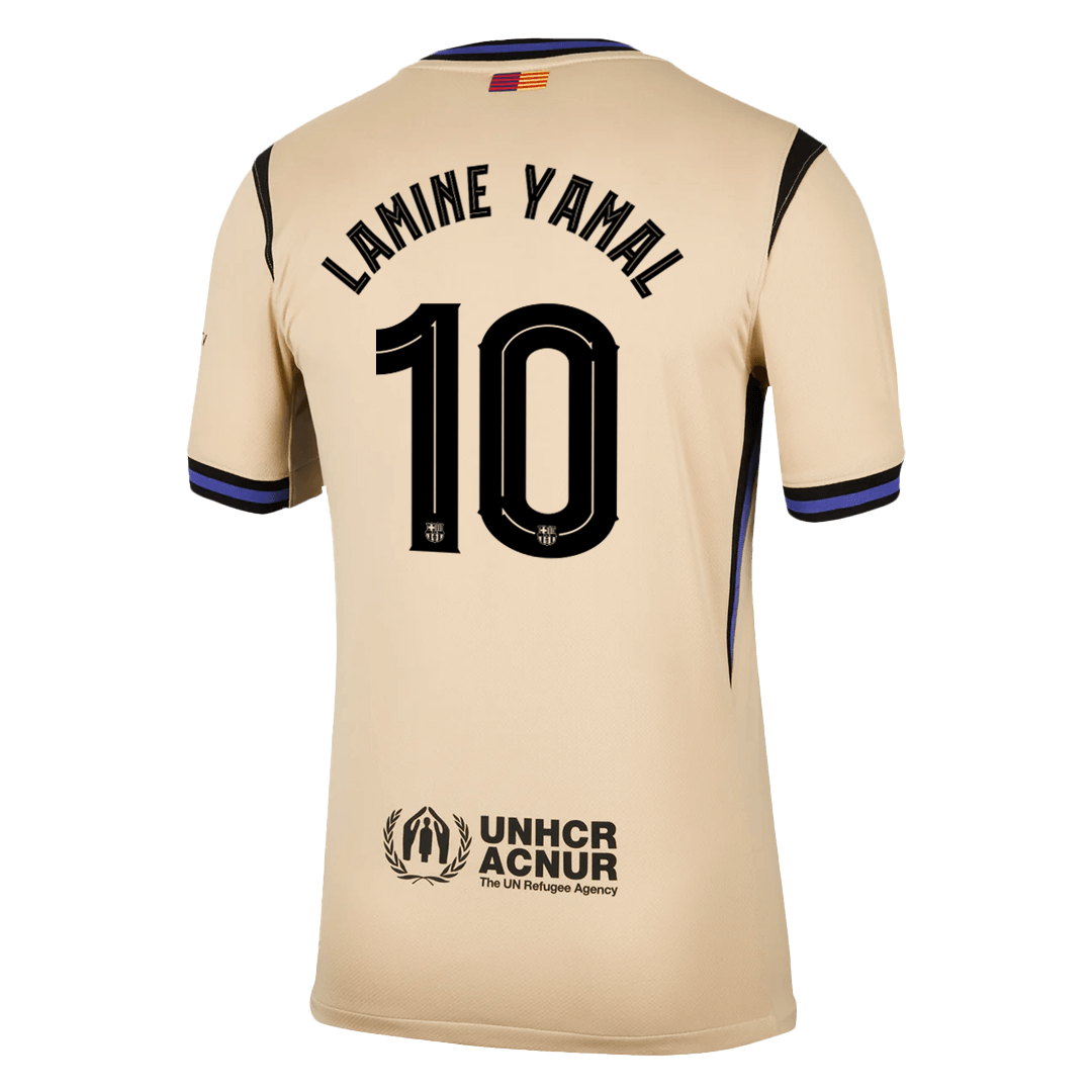 LAMINE YAMAL #10 Men's Barcelona UCL 2025/26 Away Soccer Jersey product view 13
