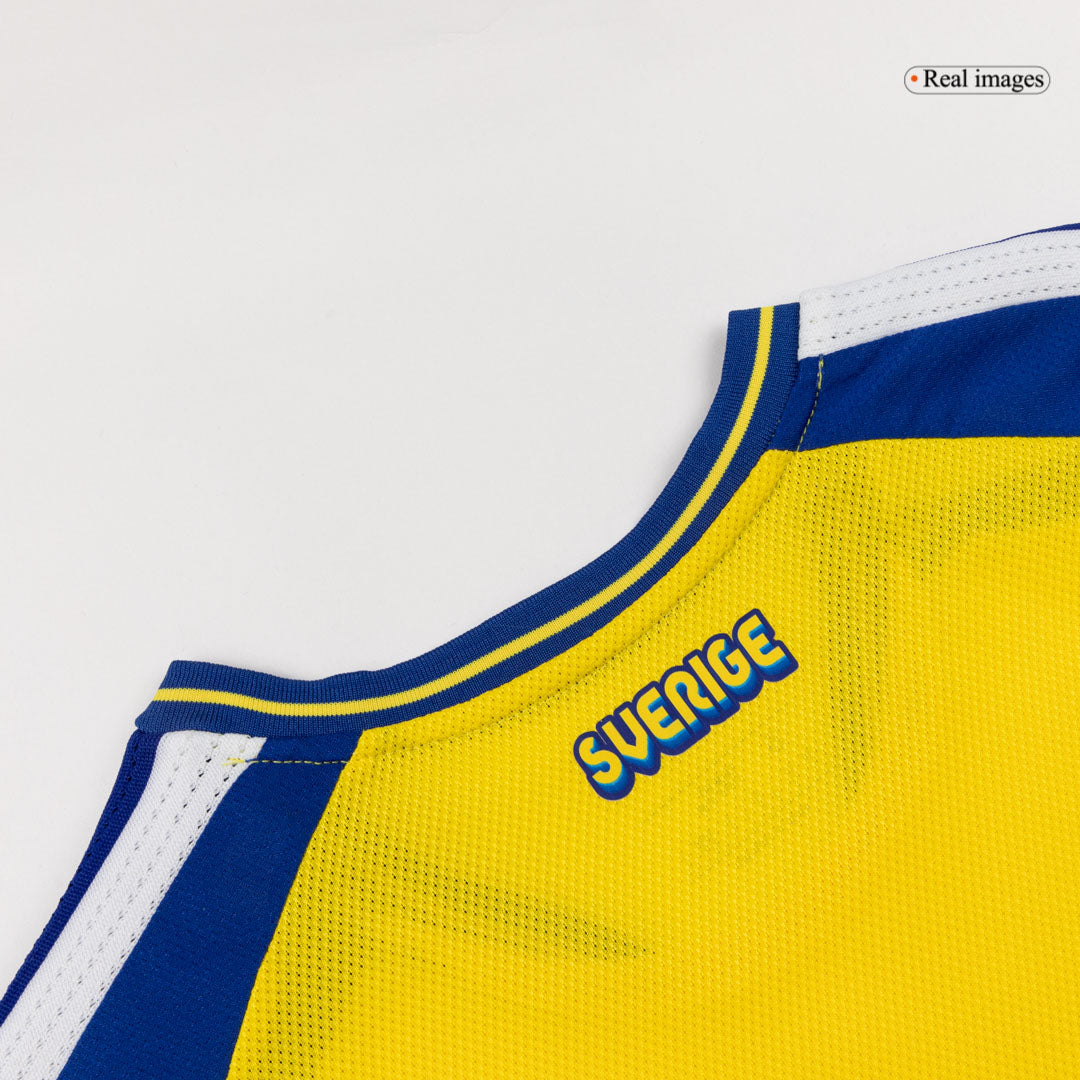 Men's Sweden World Cup 2026 Player Version Home Soccer Jersey - Slim Fit product view 2