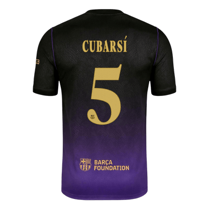 CUBARSÍ #5 Men's Barcelona UCL 2026/27 Away Soccer Jersey product view 3