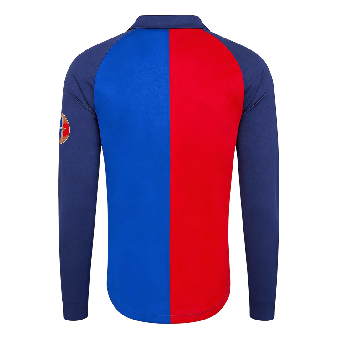 Retro Men's Barcelona 1999/00 Special Long Sleeve Soccer Jersey product view 2