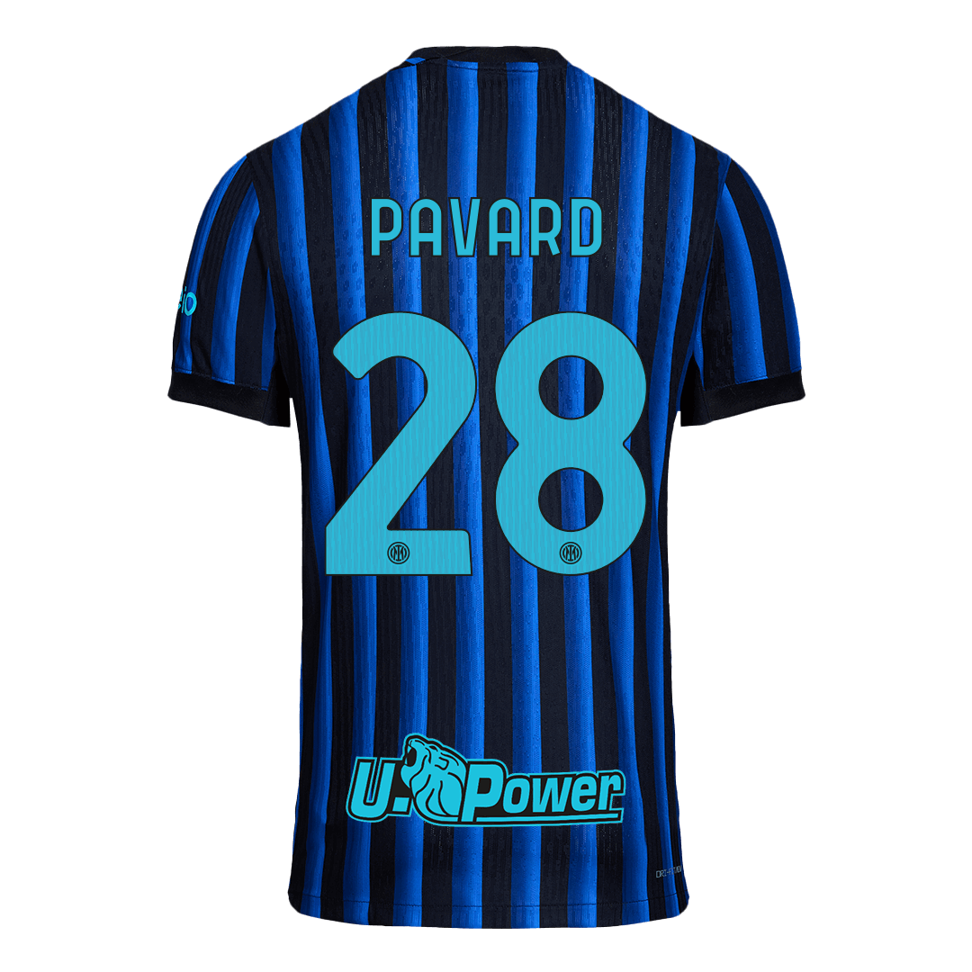 PAVARD #28 Men's Inter Milan 2025/26 Player Version Home Soccer Jersey - Slim Fit product view 13