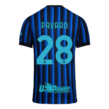 PAVARD #28 Men's Inter Milan 2025/26 Player Version Home Soccer Jersey - Slim Fit product view 13