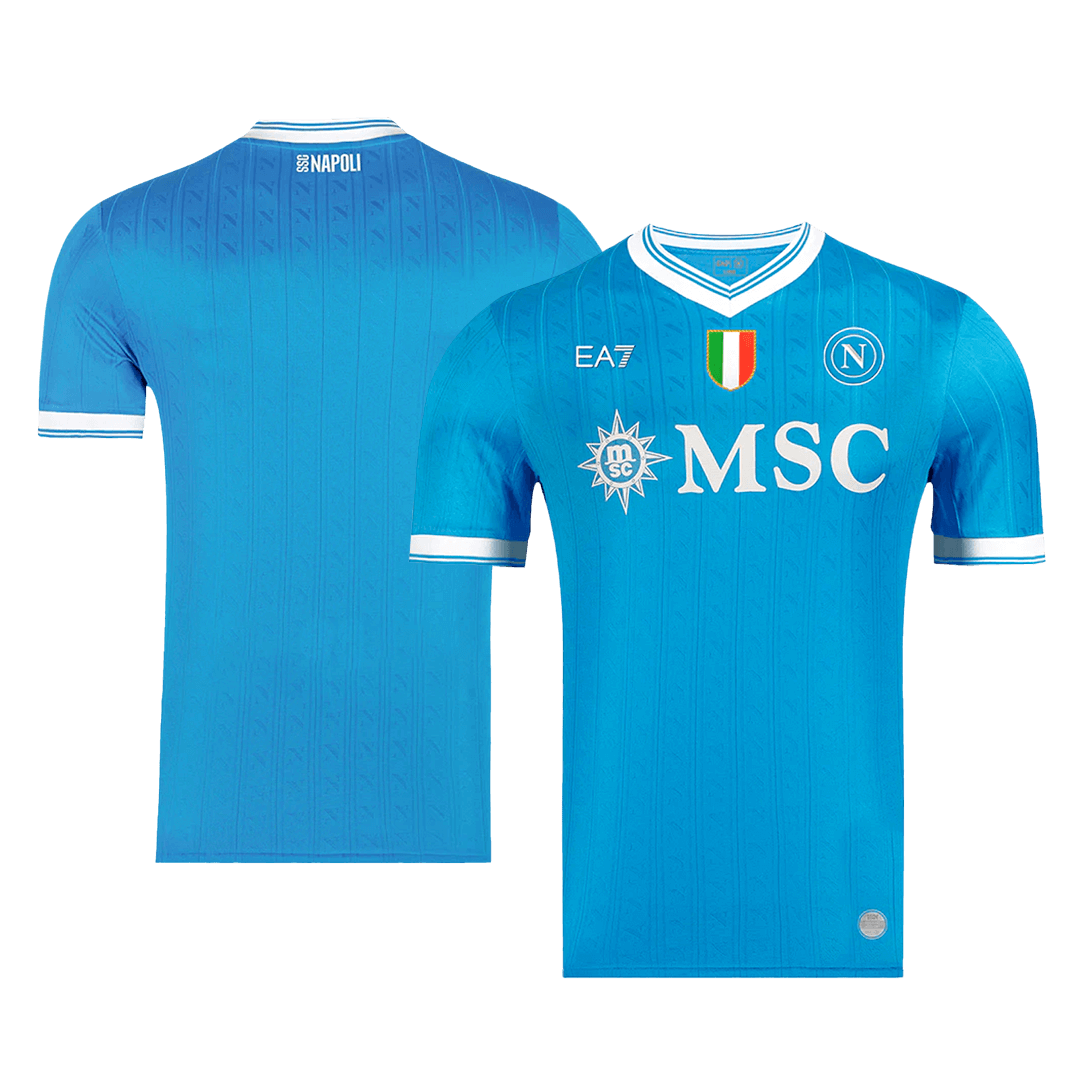 Men's Napoli 2025/26 Player Version Home Soccer Jersey - Slim Fit product view 11