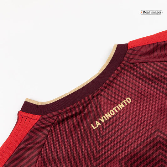 Men's Venezuela World Cup 2026 Player Version Home Soccer Jersey - Slim Fit product view 2