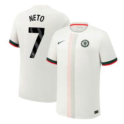 NETO #7 Men's Chelsea 2025/26 Away Soccer Jersey product view 1