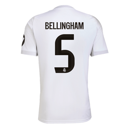 BELLINGHAM #5 Men's Real Madrid 2025/26 Home Soccer Jersey Premium product view 9