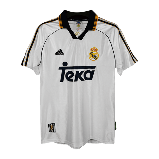 Retro Men's Real Madrid 1999/00 Home Soccer Jersey product view 1